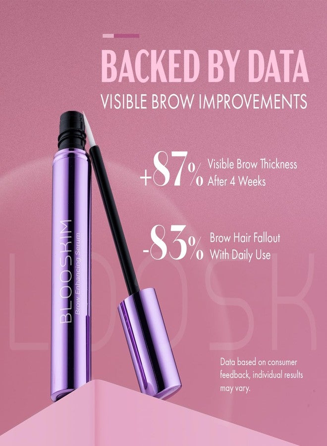 Blooskim Eyebrow Growth Serum for Women & Men – Natural Brow Enhancing Serum to Grow Thicker, Fuller Brows Fast – Nourishing Eyebrow Hair Growth - Image 2